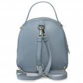 Rucsac dama din piele naturala DiAmanti Amato Albastru Denim